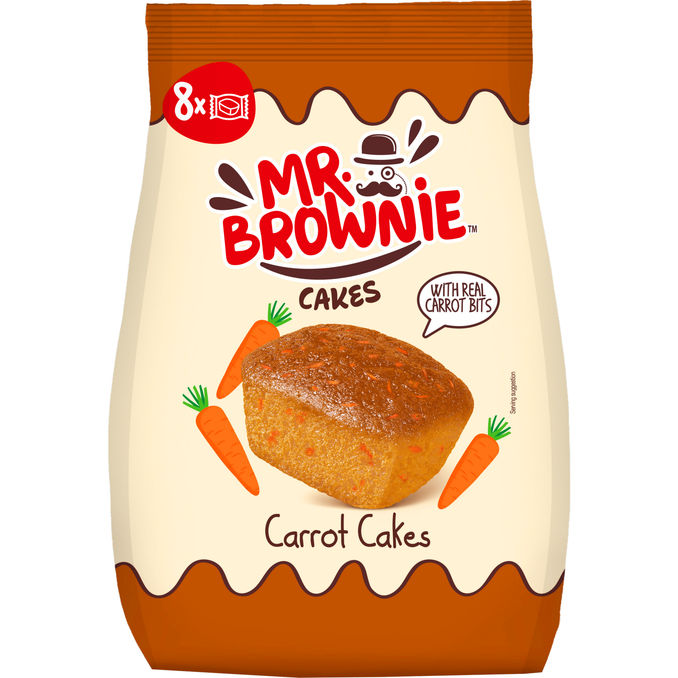 Leivonnainen Mr. Brownie Carrot Cakes