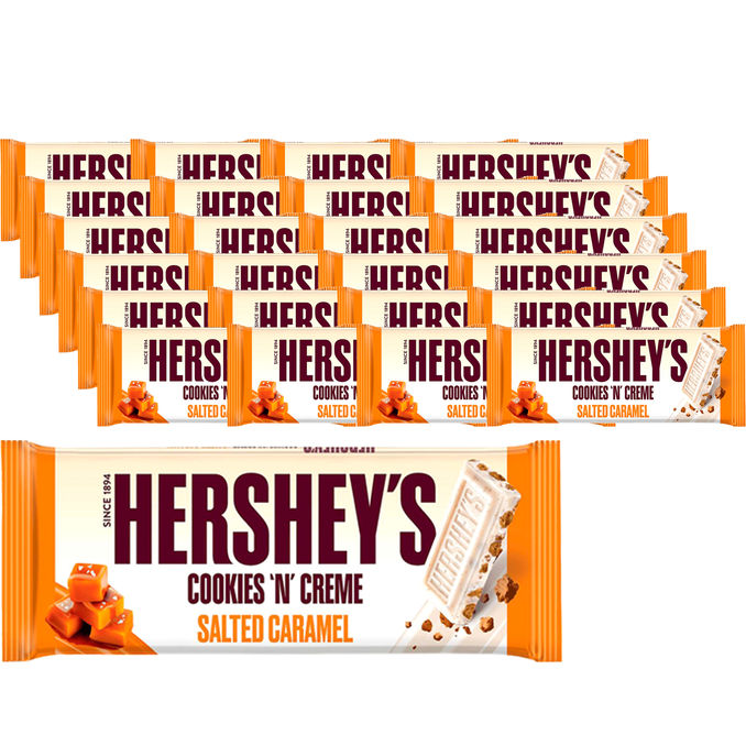 Hershey's Schokolade Cookies ´n´Cream Salted Caramel, 24er Pack