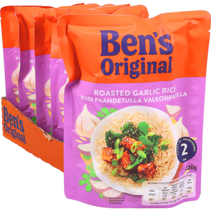 Ben's Original Roasted Garlic Rice 6-pack