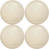 Jean&Len Dessertteller Steinzeug Creme, 4er Set