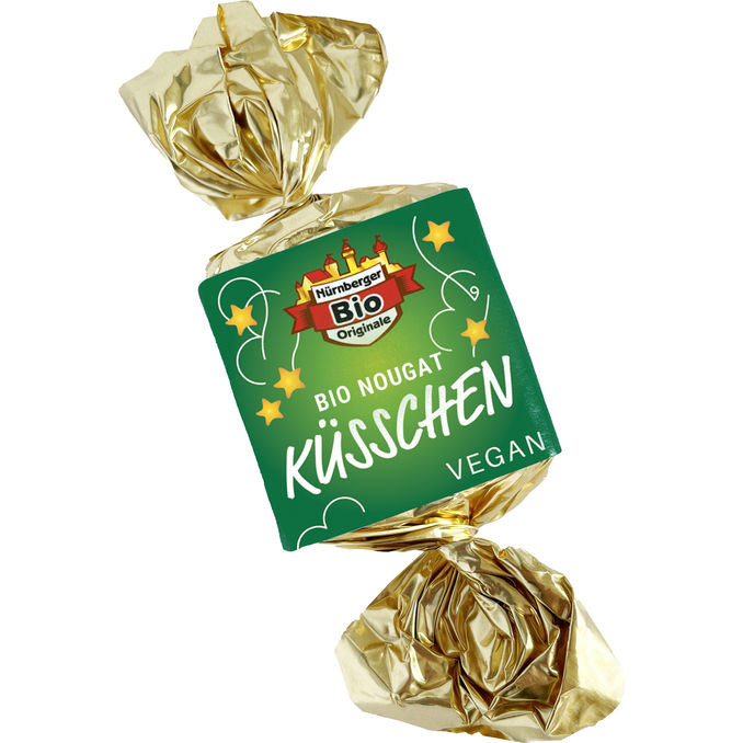 Nürnberg Bio Originale BIO Nougat Küsschen Vegan