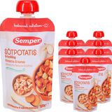 Semper Lastenruoka Bataattia & Kanaa 7-pack