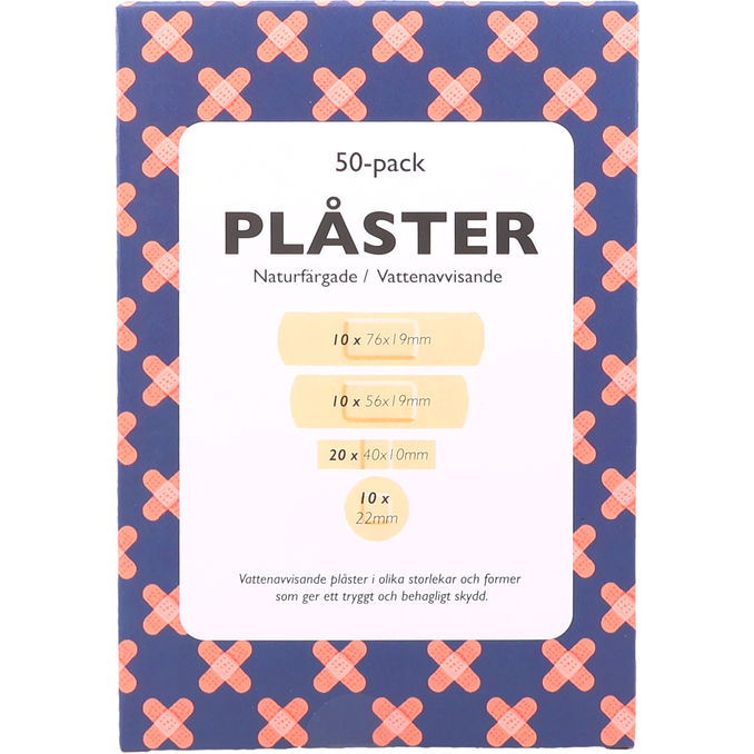 FB Plåster Vattenavvisande 50-pack
