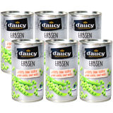 Mindestens haltbar bis: 31.07.2026 D`Aucy Erbsen, 6er Pack