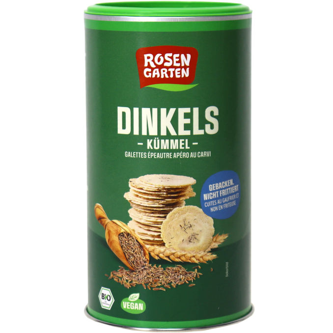 Rosengarten BIO Dinkel Cracker Kümmel