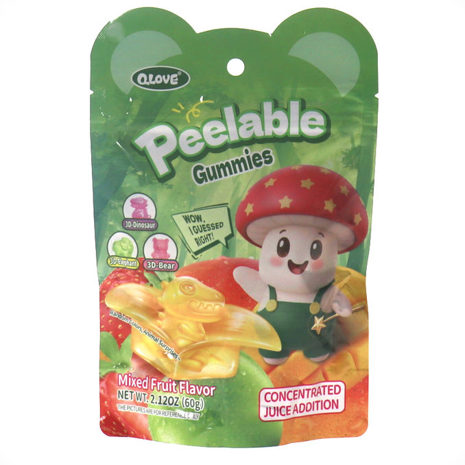 Qlove Peelable Gummies Früchte Mix, Minipack