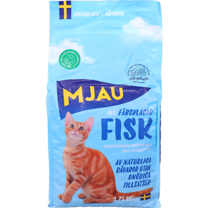 Mjau Kattetørfoder Fisk