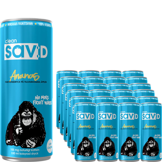 Clean Drink Energidryck Ananas 24-pack