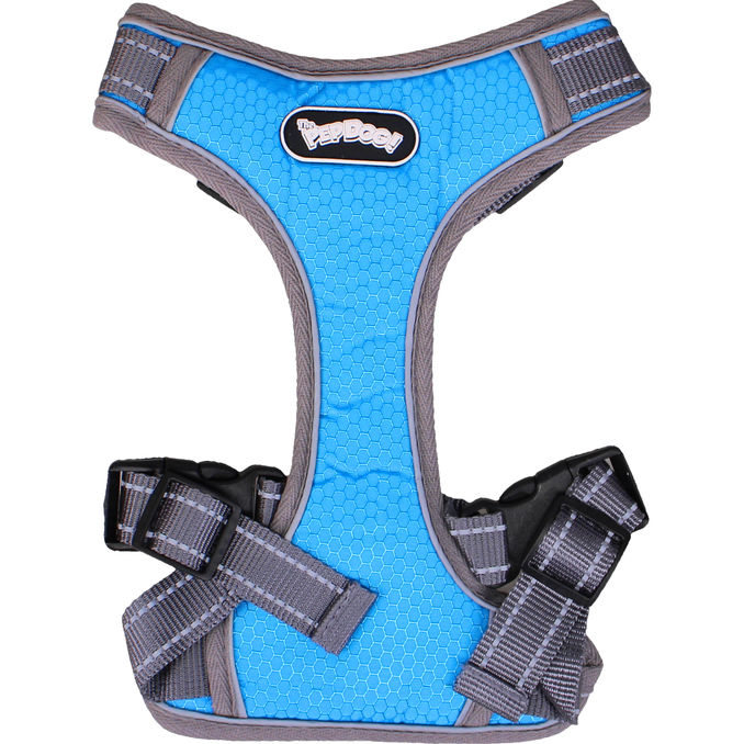 The Pep Dog Hundsele Vadderad Reflex Blå Stl. S