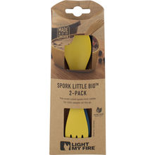 Spork Little Blå/Gul