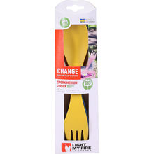 Sporks Medium 2-pak Blå & Gul