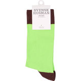 Svensk husman Strumpor Brun & Grön Stl. 36-40