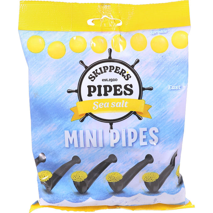 Skipper's Pipes Lakridspiber m. Havsalt Mini