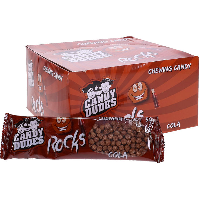 Candy Dudes Godis Rocks Cola 24-pack