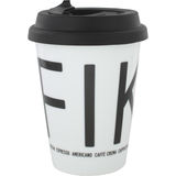 Citronelles Fika To-Go-Mugg Svart & Vit