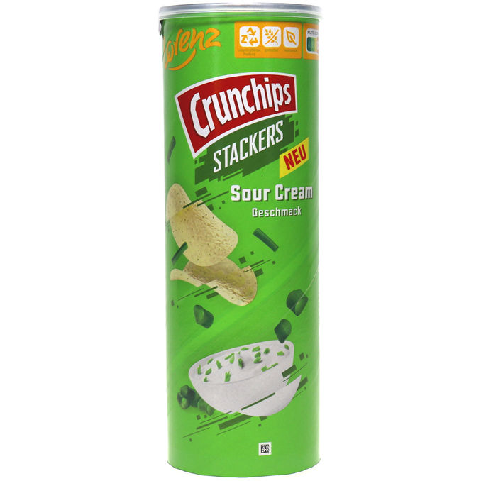 Crunchips Kartoffelchips Sauerrahm/Zwiebel
