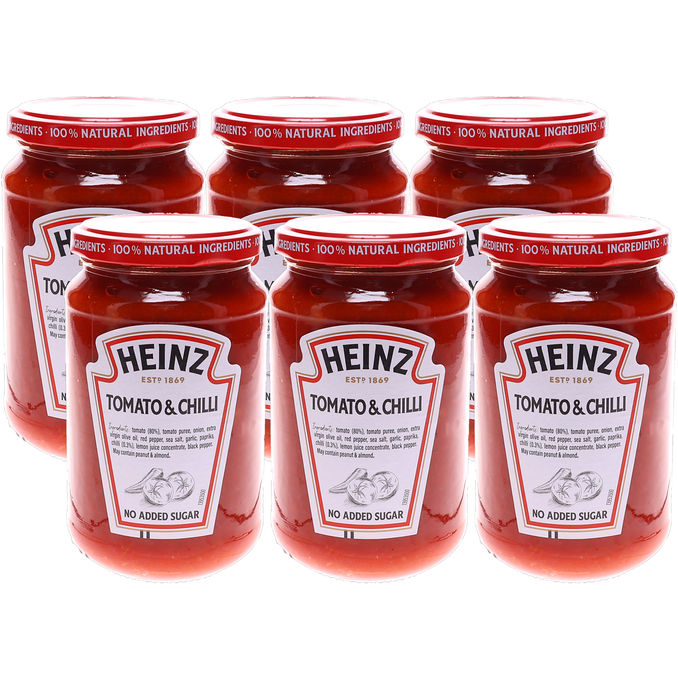 Heinz Pastasauce Tomat & Chili 6-pak