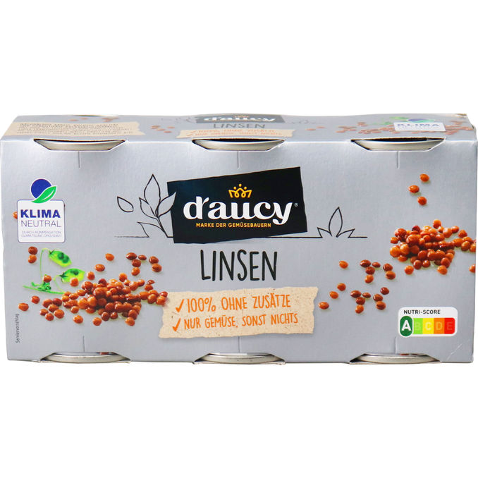 d'aucy Linsen, 3er Set