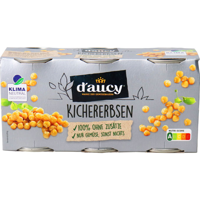 d'aucy Kichererbsen, 3er Set