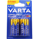 Varta AA Batterier Longlife Power 6-pack