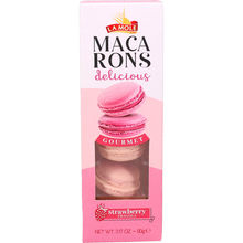 Macarons Jordbær