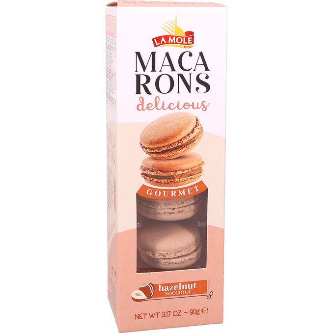 La Mole Macarons Hasselnöt