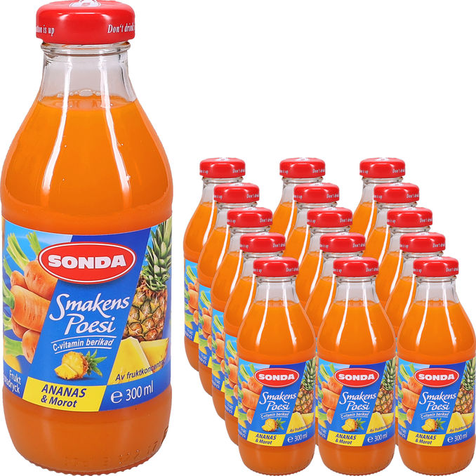 Sonda Smakens Poesi Ananas & Morot 15-pack