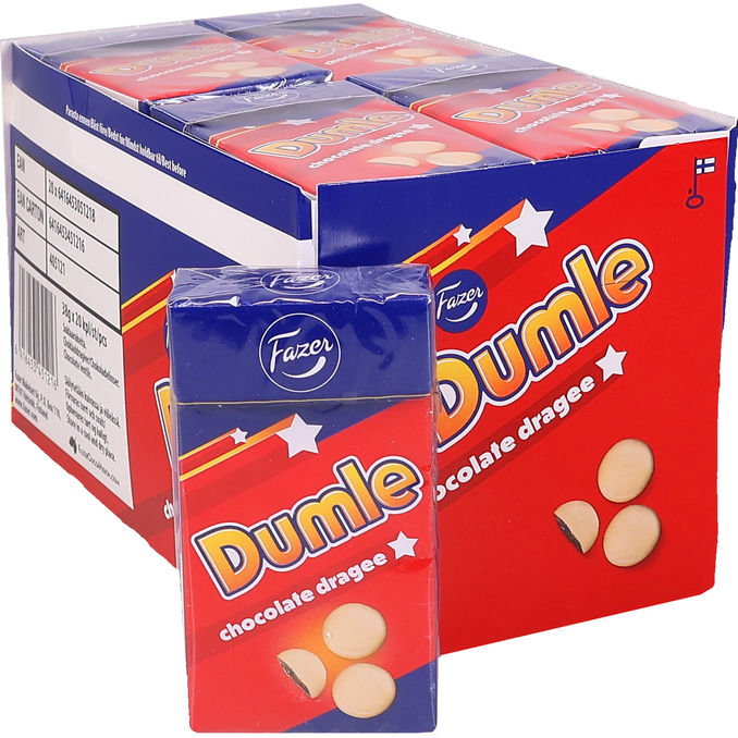 Fazer Dumle Chokladdragé 20-pack | 20 x 38g