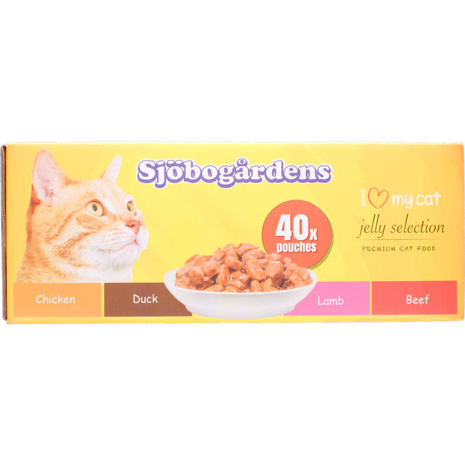 Våd Kattemad 40 Portionsposer