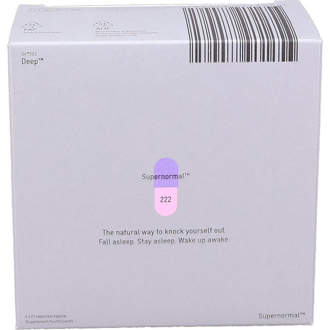 Supernormal™ Kosttillskott Deep 222 84-pack