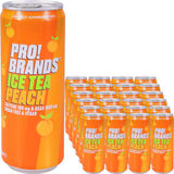 Pro!Brands Enerigdryck BCAA Ice Tea Peach 24-pack 
