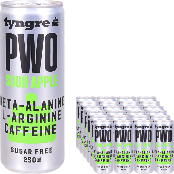 Tyngre PWO Dryck Sour Apple 24-pack