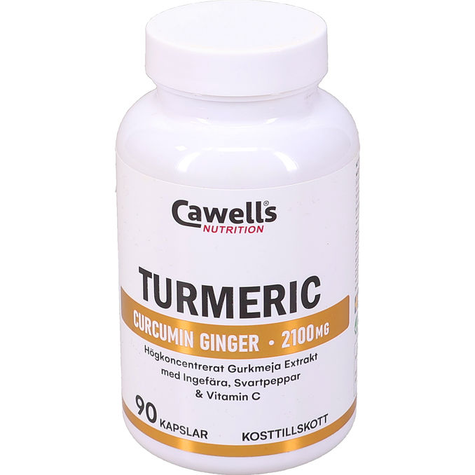 Cawells Kosttillskott Turmeric 90-pack | 90 pcs