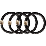 By Bangerhead Hiuslenkit Musta 4-pack