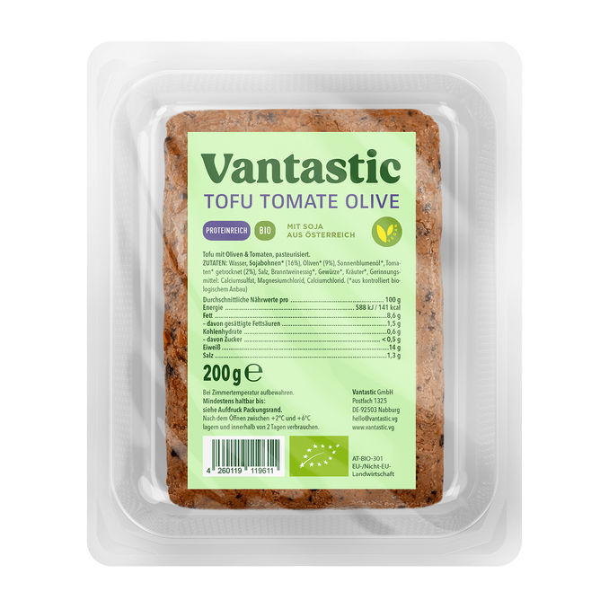 Vantastic BIO Tofu Tomate-Olive