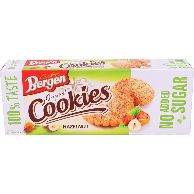 bergen Kakor Hasselnötter | 130 g