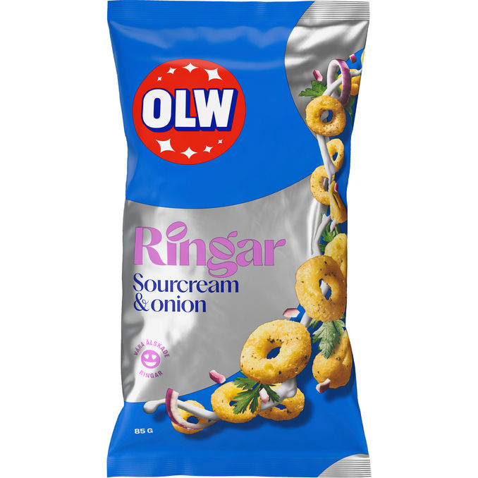 OLW Chipsringe Sourcream & Onion