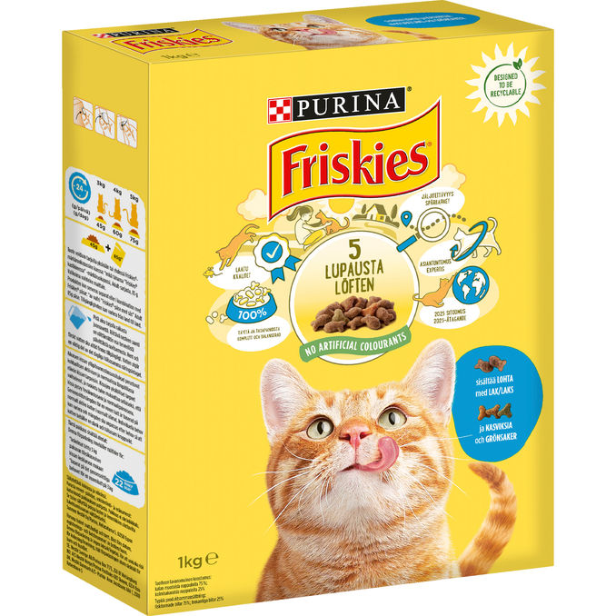 Friskies Torrfoder Lax & Grönsaker