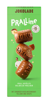 JOKOLADE Vollmilch-Praline Haselnuss