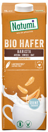 Natumi BIO Hafer Barista Zuckerfrei, 8er Pack