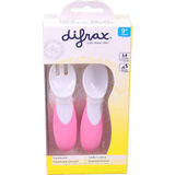 Difrax Barnbestick Set Rosa 9+ Mån