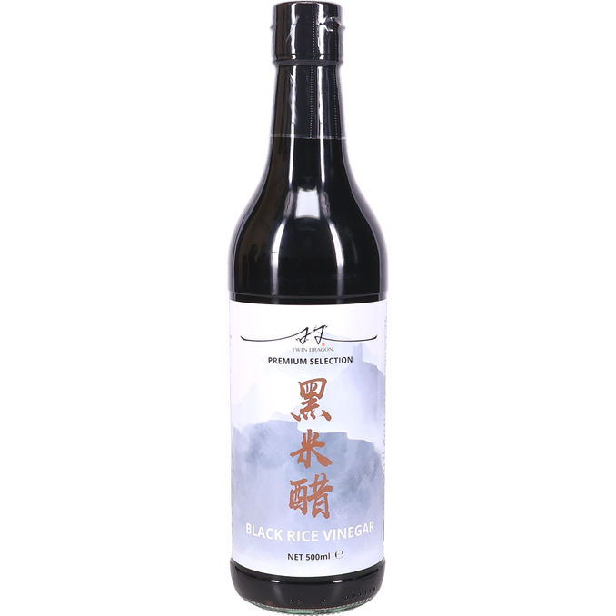 TWIN DRAGON Svart Risvinäger