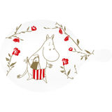 Moomin Mumi Teaparty Flower Serveringsbakke 40x26cm