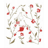 Moomin Mumi Teaparty Flower Vaskeklud 17x14,5cm