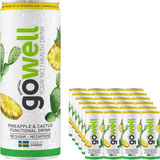 Gowell Funktionsdryck Ananas & Kaktus 24-pack