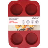 Alpina Muffinform Silikone 6 stk.