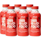 yfood Trinkmahlzeit Fruity Strawberry, 6er Pack (EINWEG) zzgl. Pfand