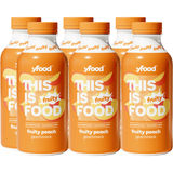 yfood Trinkmahlzeit Fruity Peach, 6er (EINWEG) zzgl. Pfand