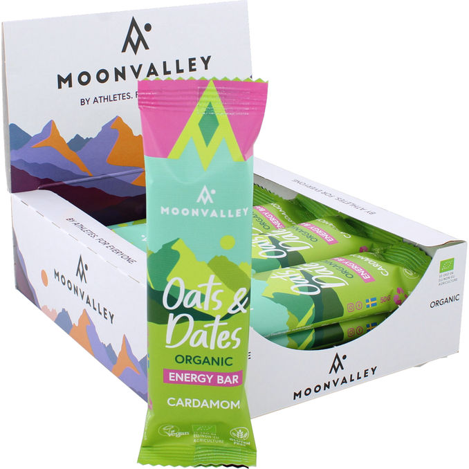 Øko Energibarer Bar Oats & Dates Cardamom 12-pak
