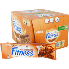 Nestlé Fitness barer med mælkechokolade